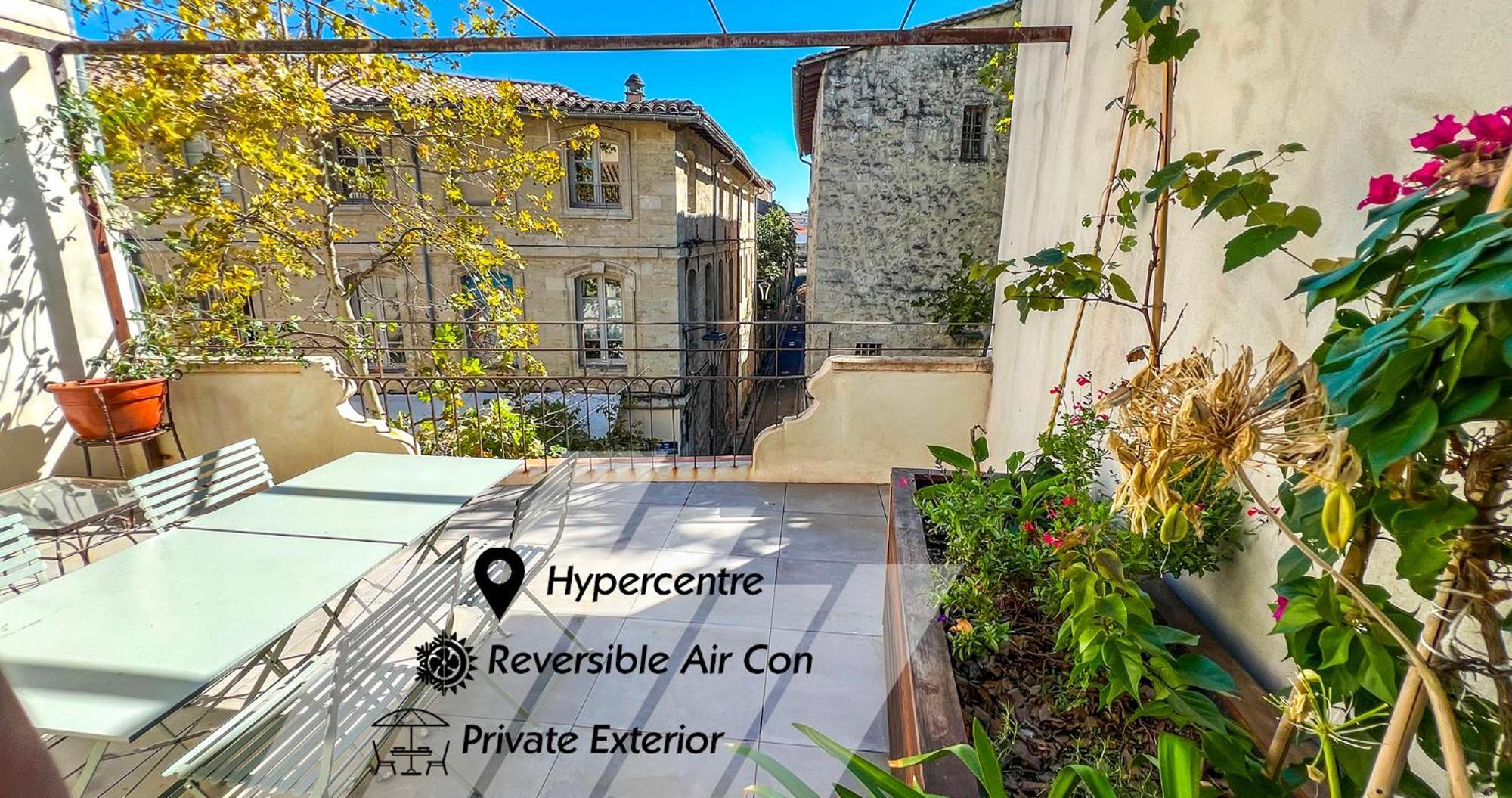 Apartmán Ac - Private Exterior - Duplex Quartier Des Artistes Avignon Exteriér fotografie